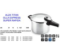 ALZA TITAN Olla Exprés Súper Rápida 4 Litros