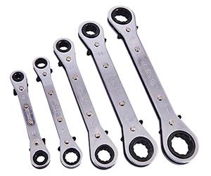 Am-Tech 5 piezas Anillo de trinquete Juego de llaves K1500