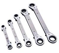 Am-Tech 5 piezas compensado trinquete Llave de anillo Set K1525
