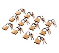 Am-tech T0790 - Candados de latón, 20 mm, 12 unidades