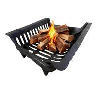 Amagabeli Garden Home Rejillas de Fuego de 60 cm para Fuegos Abiertos Cestas de Fuego de Hierro Forjado para chimeneas de Frente Abierto Resistente 12 Barras 1,8 cm Soporte para Cesta de Barra