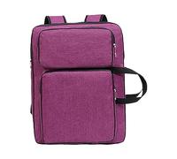 Amagogo Estuche de Cartera de Arte A3 Mochila para Artistas Suministros de Arte Resistentes al Agua de Viaje Bolsa de Arte para Suministros Bolsa de bocetos, púrpura