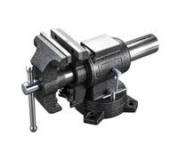 Amagogo Mordaza Banco Doble Mandíbula Ajustable Tornillo Banco con Base Giratoria Compacto Herramienta para Taller, 5 Pulgadas