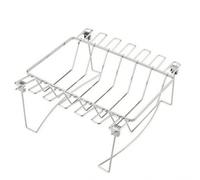 Amagogo Parrilla Plegable con Patas Estable | Acabado Plaado Electroplatado, Rejilla Rectangular para Barbacoa, No Eléctrica, para Cocina Al Libre