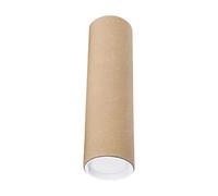 Amagogo Tubo de póster Tubo Postal Almacenamiento Cartón Tubo de con Tapas Tubos de Embalaje para Obra de Arte Blueprint Envío Contenedor de, Los 40CM