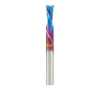 Amana Tool - 46202-K Broca de carburo sólido en espiral de corte hacia abajo de 1/4 de diámetro x 3/4 x 1/4 pulgadas, Spektra Extreme Tool Life Coated