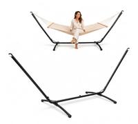 AMANKA 310x100 Soporte para Hamacas hasta 120 kg - Soporte Hamaca Colgante Doble - Soporte Hamaca Plegable Soporte Amacas Colgantes - Estructura Hamaca Soporte para Amaca Colgante Soporte Hamaca Suelo