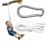 AMANKA Kit para Colgar Hamacas | Kit Completo Incl Mosquetones y Cuerdas | Peso máximo soportado 160 kg