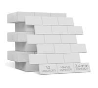 AMARA DECO - 10 Unidades Azulejos Adhesivos Cocina y Baño 30x30cm. Baldosas Adhesivas Pared con Efecto Azulejo 3D, Impermeables, Resistentes al Calor y Fáciles de Limpiar (Oxford,