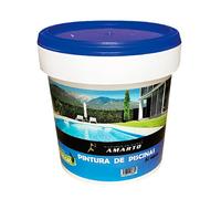 Amarto Pintura de Piscinas al Agua, con aditivo antialgas (5 Kg., Blanco)