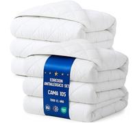 Amazinggirl Edredon para Cama 105 Relleno nórdico Todo el año 200 x 140 cm Edredones nórdico para Camas Edredón Acolchado Colcha de Microfibra Conjunto: 2 X edredón Blanco Oeko-Tex