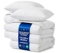 Amazinggirl Edredon para Cama 90 Relleno nórdico Verano 200 x 135 cm Edredones nórdico para Camas Edredón Acolchado Colcha de Microfibra Oeko-Tex