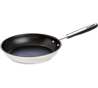Amazon Basics 111604OB060, sartén, 28 cm de diámetro máximo, acero inoxidable, apta para cocinas de inducción, con revestimiento antiadherente