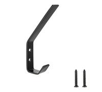 Amazon Basics AB6000-FB-5 paneles de yeso Perchero para abrigo, Negro Mate, 5 Unidad