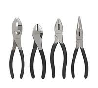 Amazon Basics Alicates de corte herramientas manuales, 4 Unidad, negro y plateado