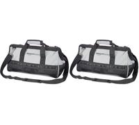 Amazon Basics Bolsa de herramientas, Negro, Gris, 40.6 cm (Paquete de 2)