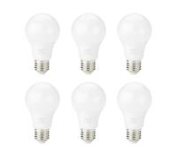 Amazon Basics Bombilla LED, rosca Edison, casquillo E27, 8 W (equivalente a 60 W), blanco frío, No Regulable, 6 Unidad (Paquete de 1)