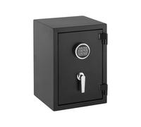 Amazon Basics Caja fuerte resistente a incendios, con teclado electrónico programable, 35 l, negro, 36 x 35 x 50 cm (ancho x prof. x alto)