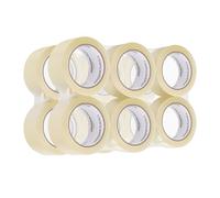 Amazon Basics Cinta de embalaje, juego de 12 rollos, 0.047 mm de grosor, 4.77 cm x 66 m, transparente, ideal para embalar, enviar, mudarse o almacenar