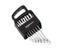 Amazon Basics Juego de llaves de trinquete, combinadas, métricas, 7 unidades