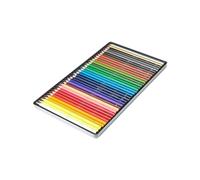 Amazon Basics Lápices de colores en caja de lata, 36 Unidad, Colores surtidos
