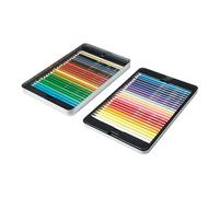 Amazon Basics Lápices de colores en caja de lata, 48 unidades, Colores surtidos