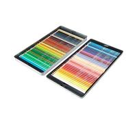 Amazon Basics Lápices de colores en caja de lata, Paquete de 72, Colores surtidos