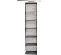Amazon Basics Organizador colgante de 6 niveles, Gris, 22 cm x 23 cm x 29 cm
