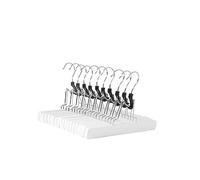 Amazon Basics Perchas de madera para pantalones, 10 unidades, Blanco