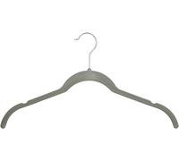 Amazon Basics Perchas de terciopelo para camisas/vestidos - Paquete de 30, Gris