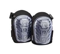Amazon Basics Rodilleras profesionales, relleno de espuma resistente, cómoda almohadilla de gel, con clips fácilmente ajustables, transparente, 1 par (0.2)