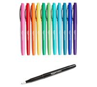 Amazon Basics Rotuladores de punta de fieltro, colores surtidos, paquete de 12