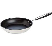 Amazon Basics 111604OB060, sartén, 28 cm de diámetro máximo, acero inoxidable, apta para cocinas de inducción, con revestimiento antiadherente