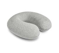 Amazon Basics Semicircular Almohada para cuello, de espuma viscoelástica, Gris