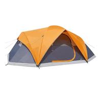 Amazon Basics - Tienda de campaña con lona y bolsa de transporte impermeable para 3 estaciones, fácil instalación, 6 personas