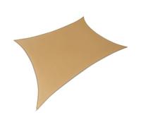 Amazon Basics Vela de Sombra para Jardín, Protección UV, 3 m x 4 m, Arena, 1 Paquete