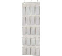 Amazon Basics Zapatera Colgante para Puerta para 20 Pares de Zapatos, Gris | 50.8 x 163.3 cm