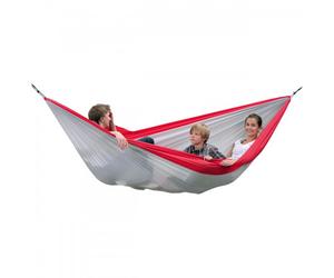 Amazonas - Leichthängematte Silk Traveller XXL - Hamaca white / red