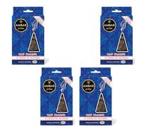 Ambar Perfums Conos de Incienso Nag Champa Pack de 4 60 Total con Soporte Incluido Incienso Aromático con Aceites Naturales y Fragancia Premium Meditación, Relajación y Purificación del Hogar