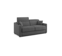 Amber sofá cama convertible con tela desmontable 171 cm (mat. 120x197) antracita