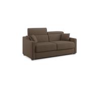Amber sofá cama convertible con tela desmontable 171 cm (mat. 120x197) marrón