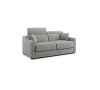 Amber sofá cama convertible con tela desmontable 191 cm (mat. 140x197) gris