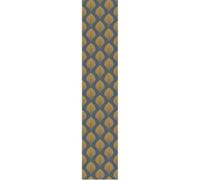 Ambiance - Adhesivo decorativo para papel pintado (1 rollo de 300 x 60 cm), color azul y gris