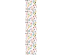 Ambiance - Adhesivo decorativo para papel pintado (300 x 60 cm), diseño de flores azules