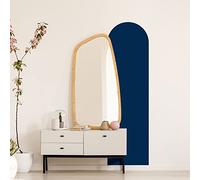 Ambiance Sticker Adhesivo de Arco de Arte Moderno y Sencillo para Sala de Estar, Papel Pintado Bohemio Grande para Decorar Dormitorio - L58 x H140 cm - Azul Oscuro