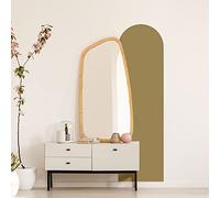 Ambiance Sticker Adhesivo de Arco de Arte Moderno y Sencillo para Sala de Estar, Papel Pintado Bohemio Grande para Decorar Dormitorio - L58 x H200 cm - Oro