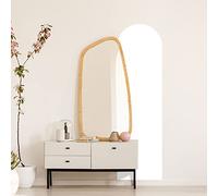 Ambiance Sticker Adhesivo de Arco de Arte Moderno y Sencillo para Sala de Estar, Papel Pintado Bohemio Grande para Decorar Dormitorio - L58 x H180 cm - Blanco