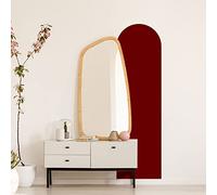Ambiance Sticker Adhesivo de Arco de Arte Moderno y Sencillo para Sala de Estar, Papel Pintado Bohemio Grande para Decorar Dormitorio - L58 x H200 cm - Burdeos