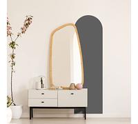 Ambiance Sticker Adhesivo de Arco de Arte Moderno y Sencillo para Sala de Estar, Papel Pintado Bohemio Grande para Decorar Dormitorio - L58 x H200 cm - Gris Oscuro