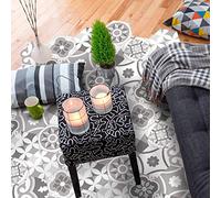 Ambiance Sticker Azulejo de Piso Decorativo Hexagon Adamo de despegar y Pegar, decoración del hogar de Bricolaje, Adhesivo Antideslizante - H40 x L90 cm - 10 Adhesivos de 20 x 18 cm